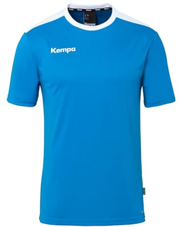 Kempa Herren Emotion 27 T-Shirt, Kempablau/Weiß, 140 EU