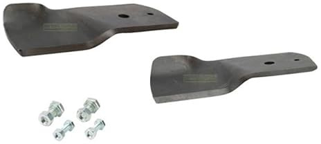 Lot de 2 lames de 17 cm compatibles avec Stiga Park 107M, Villa 92M 107M gauche, 1134-9063-02, 1134-4475-02