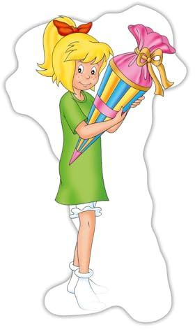 Bibi Blocksberg Mit Zuckertüte Sticker Aufkleber