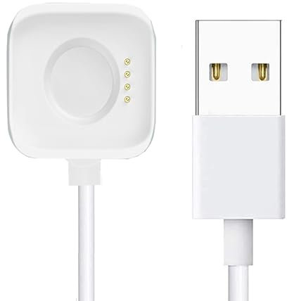 Compatible for OnePlus Watch 3 Charger, Blueshaweu USB Charging Cilp Dock Replacement Charging Compatible with OnePlus Watch 3, 2, 2R Smartwatch (White)