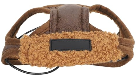 Fliegermütze für Hunde, Weich, Warm, Modisch, Retro-Mütze mit Ohrenklappe für Kaltes Wetter, für den Täglichen Gebrauch (L)