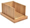 DAZZLEEX Wooden Bread Slicer, Wood Foldable Bread Slicer Bread Cutting Board With Crumb Catcher Tray For Loaf, Toast,(Horizontal)