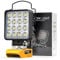 Ecarke Cordless LED Work Light - 48W/4800LM, 6500K Colour Temperature, Portable Flashlight for Dewalt 20V Battery, Type-C & USB Charging - Ideal for Camping, Hiking & Construction Sites(No Battery)