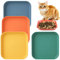 JEYORZY 4 Piezas Comederos de Silicona para Gatos, Cuencos para Gatos, Cuenco Comida Gato, Comedero Gatos con Ventosa, Plato Gato para Perros, Gatos, Conejos