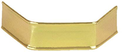 VEPATIM 1000 U-Clipse Verschlussclipse Beutelverschlüsse 40 mm Gold Papier