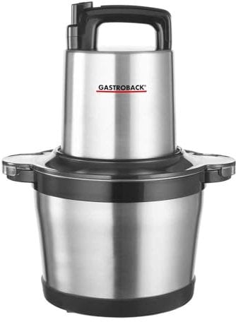 GASTROBACK #40966 Design Multizerkleinerer Professional 5 L, Silber, Schwarz