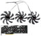 QKFTCSDW Ventilador de Tarjeta gráfica CF9015H12S DC12V 0.40A 4Pin Compatible con RTX 3060 X3 LHR