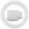 Specora Spiral Haargummi Transparent 10er Pack - 5 cm - Telefonkabel Zopfgummi - Ohne Ziepen & Verheddern - Elastisch, ohne Abdruck, haarschonend