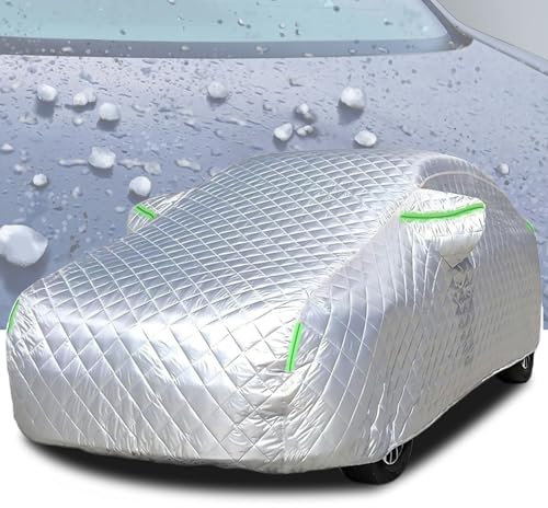 Autogarage Abdeckung Winter für 𝖡𝖬𝖶 Z3 Roadster, Autoabdeckung Winter Auto Abdeckplane Auto Atmungsaktiv Schutz vor Schnee Frost und Hagel Outdoor Wasserdicht Autogarage Abdeckung Reißfest(Silver)