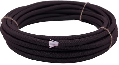 PES Polyester Expanderseil 6mm Gummiseil Multiflex Gummileine Planenseil Gummikordel Made in Germany 10m-100m (Schwarz, 30m)