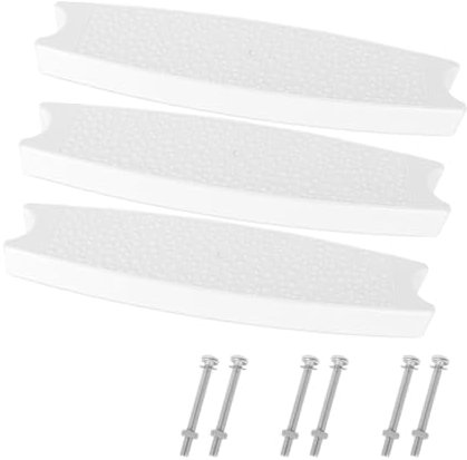 Yopeissn 3PCS Universal Swimming Pool Ladder Steps, Swimming Pool Replacement Ladder Steps,with Stainless Steel Bolts