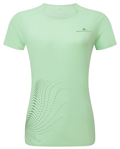 Ronhill Running, Wmn's Tech Race S/S Tee, Seafoam/Laurel, 14