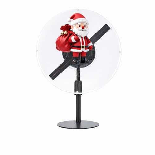 LOIWNS Ventilador holograma 3D de 16.9 pulgadas con 234 cuentas LED y memoria de 8 GB, proyector de holograma controlado por aplicación WiFi con Bluetooth 5.0, pantalla holográfica LED HD para tienda