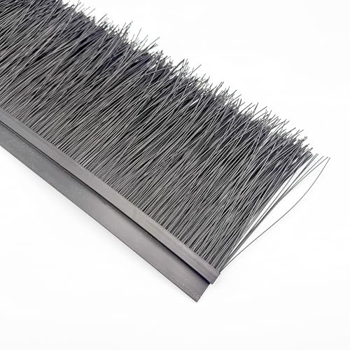 flexible Streifenbürste - Faserhöhe 150mm - Meterware | Bürstendichtung | Türbürste | Dichtbürste | Torbürste