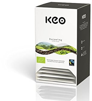 Keo Tee - DARJEELING FIRST FLUSH - Bio & Fairtrade 20 Pyramidenbeutel DE-ÖKO-006