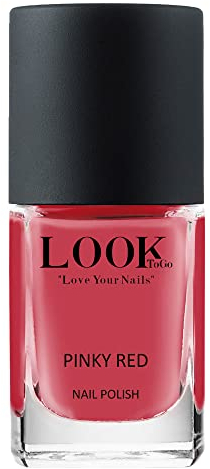 Look To Go • veganer Nagellack • PINKY RED • 21-free & PETA approved • Made in Germany • 12ml