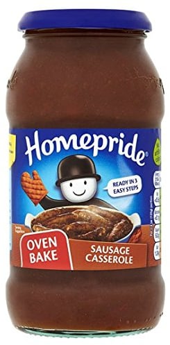 Homepride Jar Sausages Casserole Cook In Sauce 500G
