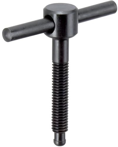Erwin Halder Normteile 24490.0018 Knebelschrauben, DIN 6304 mit festem Knebel/ohne Druckstück, Form E, d1=M16/l1=110 mm