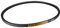 sourcing map B-43 V-Belts 43 Inner Length, B-Section Rubber Drive Belt