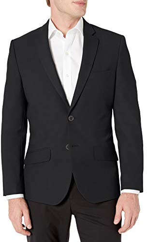 Amazon Essentials Men's Long-Sleeve Button-Front Slim-Fit Stretch Blazer