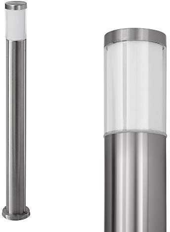 max K O M F O R T KALISTA Standleuchte Außen LED 5 W GU10 Edelstahl IP44 Warmweiß 3000K Energiesparend Gartenleuchte Modell 385