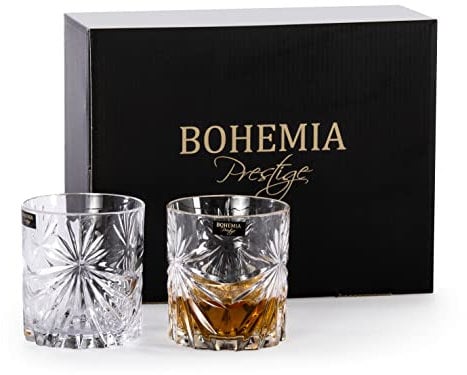 Bohemia Prestige Fiore - Vaso de whisky (320 ml, 6 unidades)