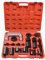 DHA 21 Piece Master Ball Joint Press Kit & U Joint Removal Tool with 4x4 Adapters for Most 2WD and 4WD Cars and Light Trucks Vehicles, Heavy Duty Ball Joint Remover Installer Tool with Strong C-frame