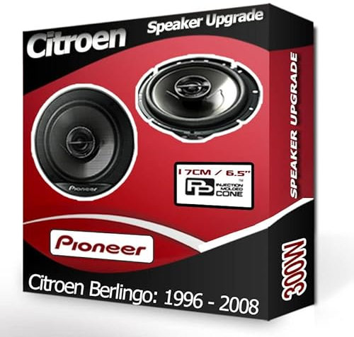 Berlingo Speaker upgrade Front Door Pioneer speakers 6.5 17cm 300W
