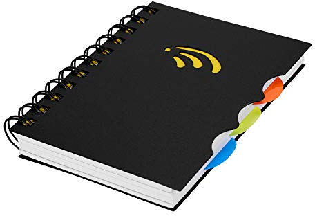 Notizbuch, B5, A5, A6, Spiralbindung, linierte Seite, Projekt-Notizbuch mit Trennblättern, Tagebuch, Notizblock mit Kunststoffeinband, dickes Papier, Skizzenbuch für To-Do-Liste, Notizen, Notizen,