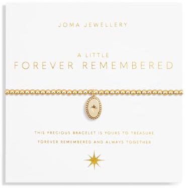 Joma Jewellery A Little Forever Remembered Vergoldetes Armband mit 17,5 cm Stretch