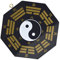 Zerodeko Klatsch Ornamente Holz Chinese Bagua Wandhaken dekorativ Vintage- Wohnkultur Vintage Yin-Yang-Anhänger Taoisten Yin Yang Anhänger Vorbau Klatschspiegel schmücken Zubehör
