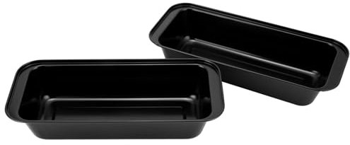 AIWMQYYF Lot de 2 moules à pain rectangulaires, rectangulaires, avec noyau en acier inoxydable, avec revêtement anti-adhésif, pour toasts, pain, gâteaux