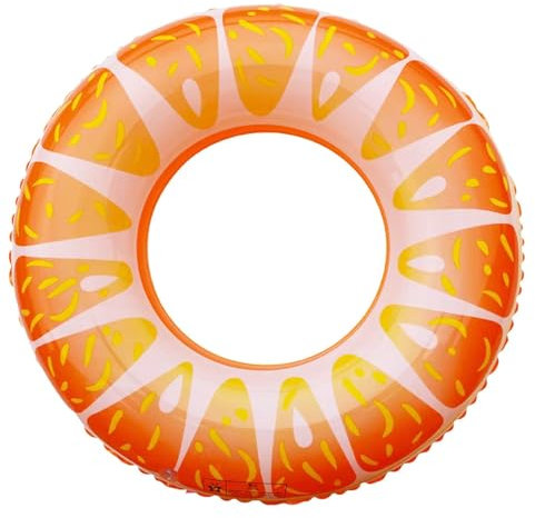 Fruit Pool Float,Fruit Pool Float,Wassermelone Kiwi Orange Lime Aufblasbare Fruchtrohr Ringe Schwimmringe | Tragbare Poolringflotten für Themenparty, große Schwimmbad Floater