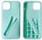 Lip Gloss Holder Case for iPhone 12 Mini, Stylish Silicone Lip Gloss Case for Women & Girls - Mint