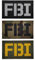 Militärischer taktischer Moral-Patch, Infrarot-reflektierendes Nylon-Armband, passend für taktische Weste, Uniformhelm – 3 Stück FBI