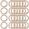 SOFPLATE 1 Box Mit 30 runden Goldenen Karabinern 27mm Feder O Ring Clip Schlüsselanhänger Auslöser Karabinerhaken Zinklegierung Schlüsselringe Metall O Ring Schnallen Für Selbstgemachte Schlüsselanhä