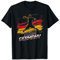 Handball Deutschland Trikot Handballspieler Handballspiel T-Shirt