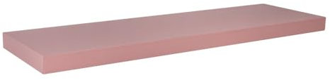Velano - Bücherregal Wand - Wandregal 80x23,5 cm - Regal Wand - Schweberegal - Hängeregal - Regalbrett - Rosa - Küchenregal - Bücherregal Kinder - Deko Wohnzimmer - Gewürzregal Wand