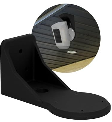 SplashNColor Kamera-Halterung für den Außenbereich, kompatibel mit Ring Spotlight Pro – Kabellose Sicherheitshalterung für Außenwand – Zubehör für Außenhaus, Halterungen unter Dach, inklusive