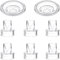 6pcs Duckbill Valves and 2pcs Silicone Diaphragm Compatible with Momcozy S12 Pro/S9 Pro/Lillo/Kmaier S12 Wearable Breast Pumps Accessories,S12 pro/S9 pro/S12 Breast Pump Replacement Parts