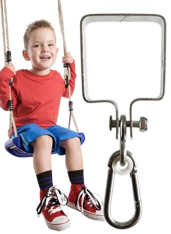 Swing Hangers - Small Heavy Duty Swing Brackets | Porch Accessories, Mounting Hardwares, Hangable Chair Hardware for 9x9 cm Wood & Metal Beams