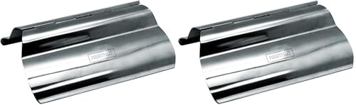 NERTHUS Pinza per Alimenti, Metallo, Argento, 10 x 17 x 2 cm (Confezione da 2)