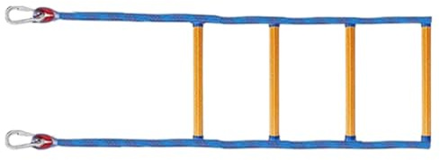 Tktouci Boat Ladder - Outdoor Climbing Rope Ladder | Portable Safety Climbing Steps with Folding Design for Marine Water Deck Pool Lake Swim Boating Kayak Fishing Raft