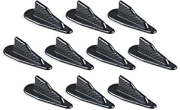 Haifischflossenspoilerflügel - MASO Universal EVO-Style PP Dach Haifischflossen Spoiler Flügel Kit Vortex Generator 10 Stück