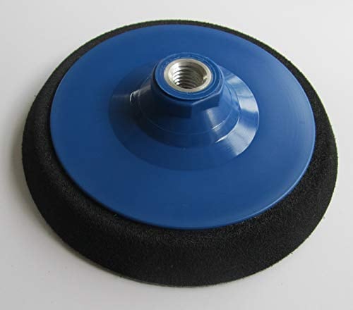 Polierteller Ø 55mm - 200mm Schleifteller Stützteller Klett Winkelschleifer Zellkautschuk (fest) Gewinde M14 für Klett-Schleifscheiben (Durchmesser Ø 180mm)