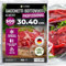 culivac Vakuumierbeutel 500 Vakuumbeutel 30x40cm Premium, Folienbeutel für jedes Folienschweißgerät Vakuumiergerät Vakuumierer, Vakuumierfolie Professional sous vide, Made in Germany, BPA-frei