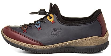 Rieker Femme Basket, Synth, Bleu 35, 38 EU