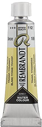 Rembrandt Watercolour Tube 10 ml Transparent titanium white 112 (05011120)