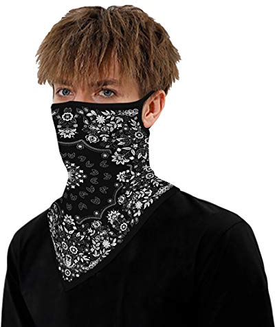 FEOYA Gesichtsschutz Bandana Mundschutz Motorrad Gesichtsschutz Gesichtsmaske Totenkopf Schutztuch Gesichtstuch Halstuch Herren Sommer für Motorrad Fahrrad Sturmmaske Schlauchschal Damen