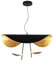 LED-Pendelleuchte Einfache Moderne Metall-Acryl-Lampe Pendelleuchte Kreative Aluminium-Pendelleuchte Höhenverstellbar Wohnzimmer Schlafzimmer Arbeitszimmer (Schwarz, 80CM)